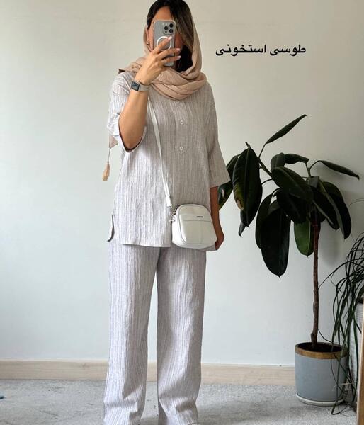 عکس تونیک شلوار بیرونی