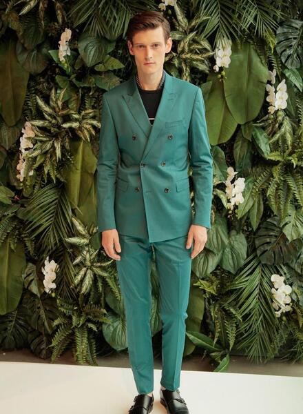 عکس کت شلوار یشمی