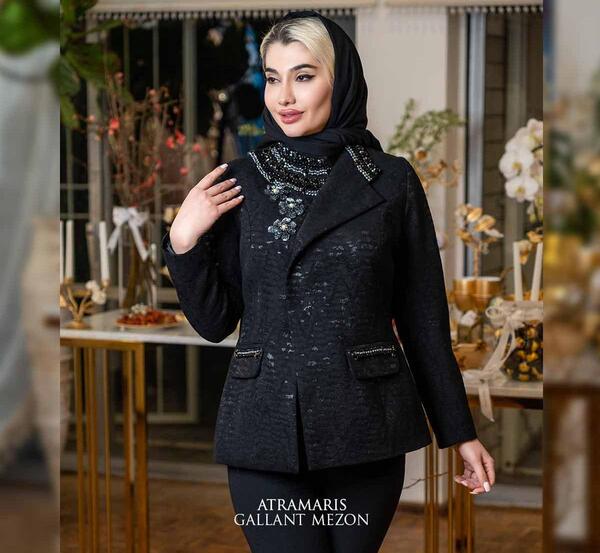عکس کت و شلوار سیاه دخترانه