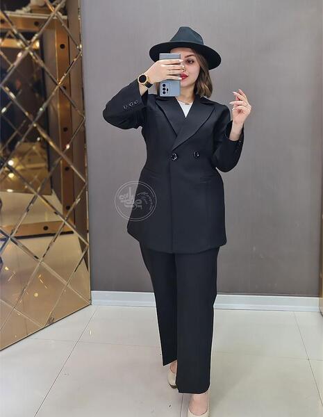 عکس کت و شلوار سیاه دخترانه