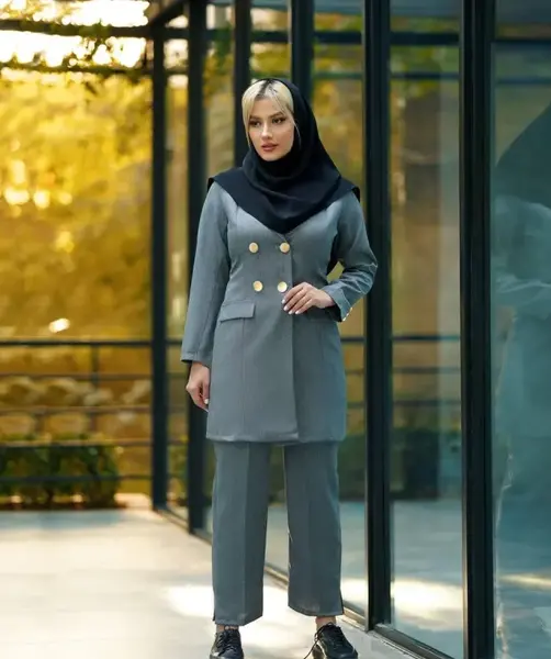 عکس آموزش دوخت مقنعه حجاب ورزشی