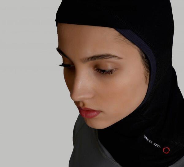 عکس آموزش دوخت مقنعه حجاب ورزشی