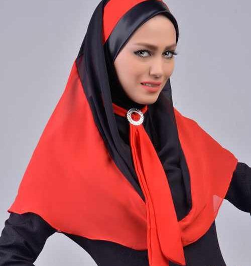 عکس اموزش دوخت چادر نماز مقنعه سرخود