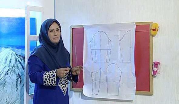 عکس اموزش دوخت چادر نماز مقنعه سرخود