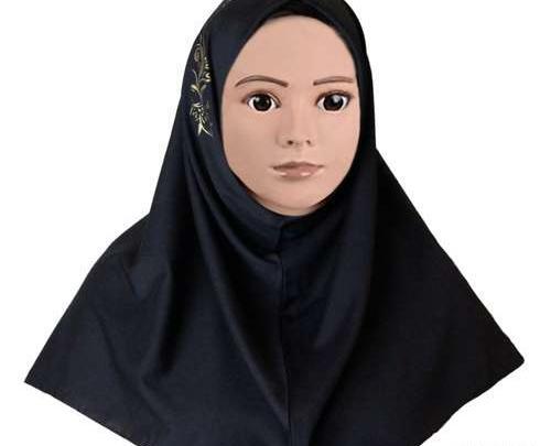 عکس آموزش دوخت مقنعه چانه دار کویتی