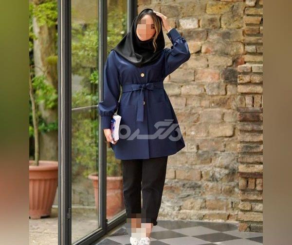 عکس مدل مو زیر مقنعه مدرسه