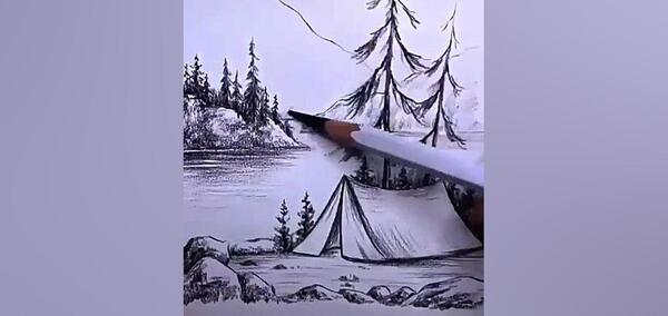 عکس نقاشی چادر عشایر