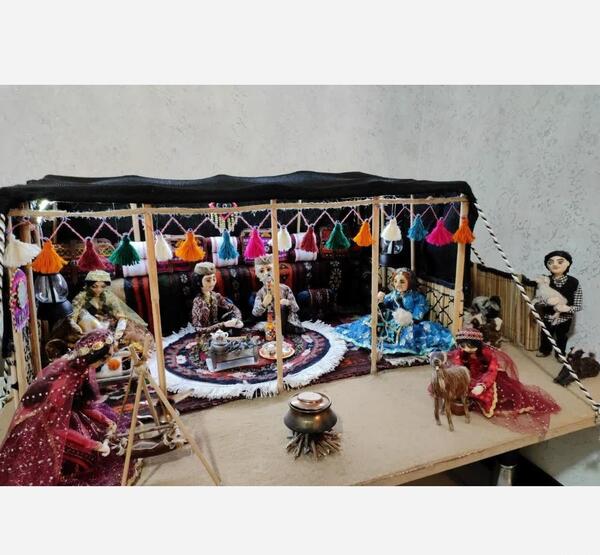 عکس کاردستی چادر عشایری