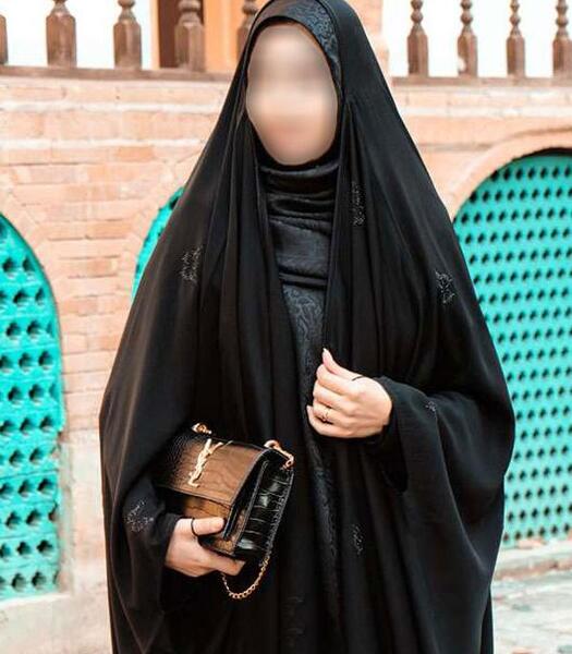 عکس چادر عربی زیپ دار