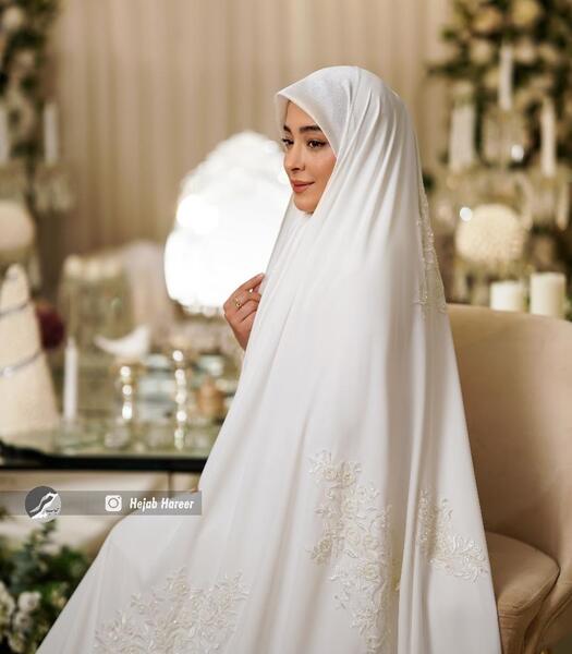 عکس چادر عروس جدید