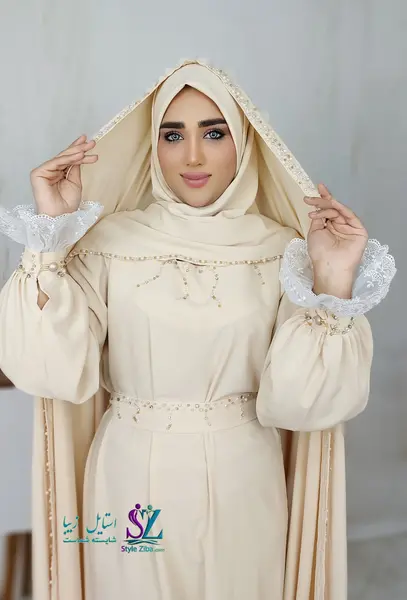 عکس چادر عروس جدید