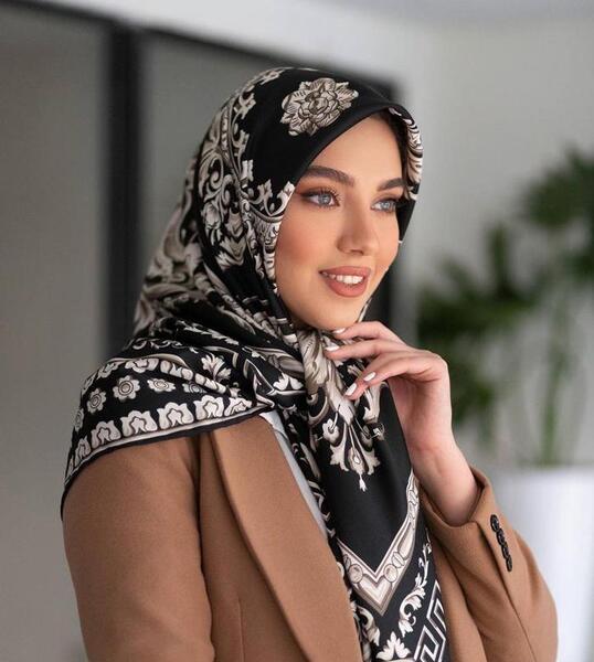 عکس روسری مشکی دخترانه