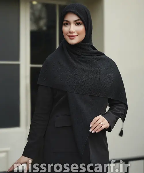 عکس روسری مشکی دخترانه