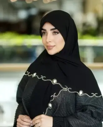عکس روسری مشکی دخترانه