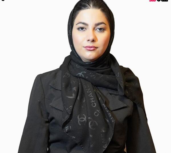 عکس روسری مشکی براق