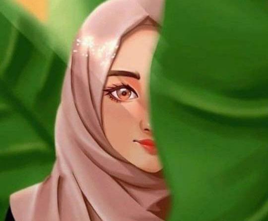 عکس دختر با روسری عربی