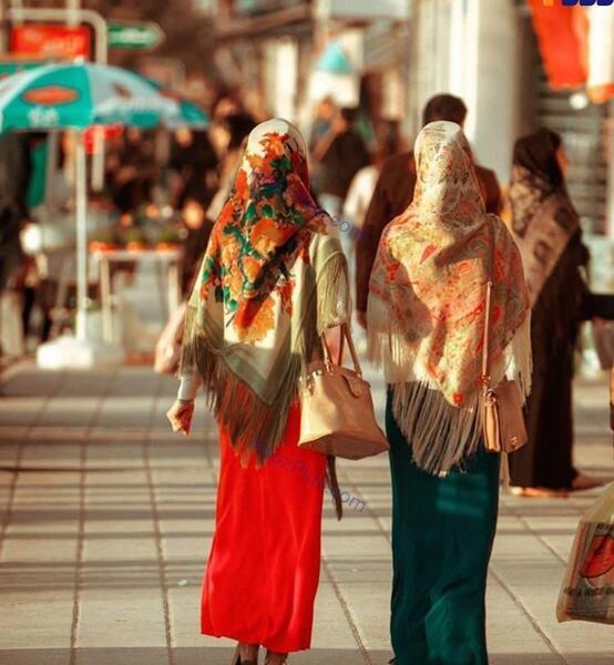 عکس مدل بستن روسری شمالی