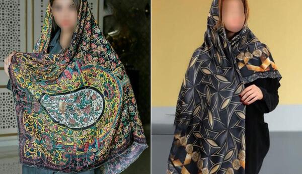 عکس مدل بستن روسری شمالی