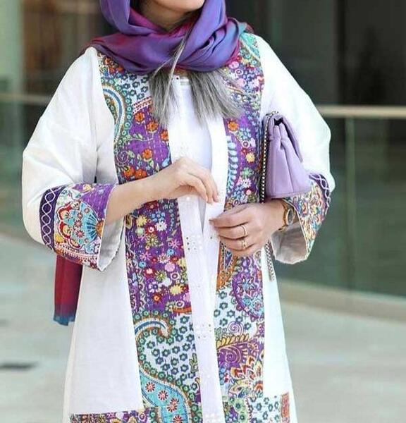 عکس با روسری سنتی