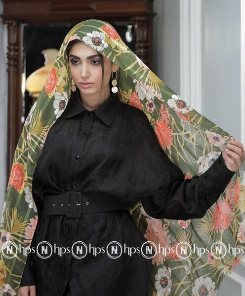 عکس مدل بستن روسری زیر چادر
