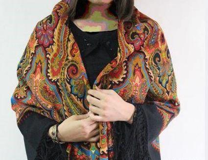 عکس روسری ترکمنی بزرگ