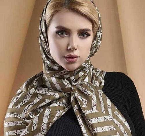 عکس بستن شال با حجاب