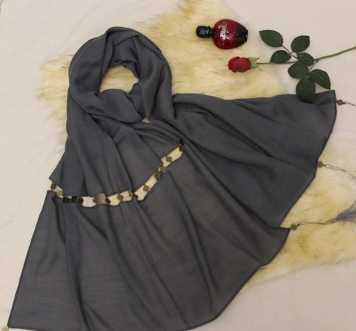 عکس شال رنگ طوسی