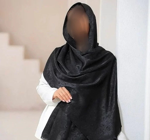 عکس شال پتینه مشکی