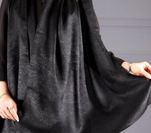 عکس شال پتینه مشکی