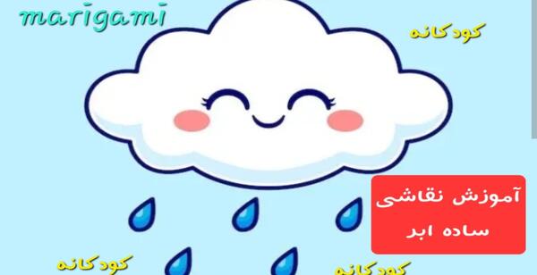 عکس ابر بارانی نقاشی