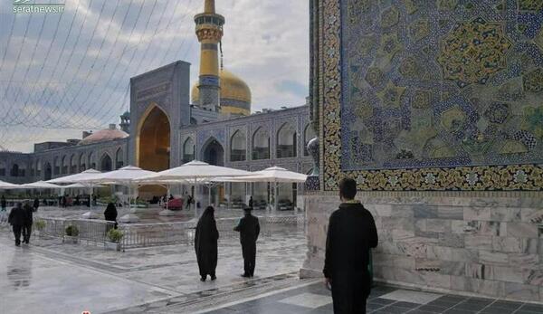 عکس هوای بارانی مشهد