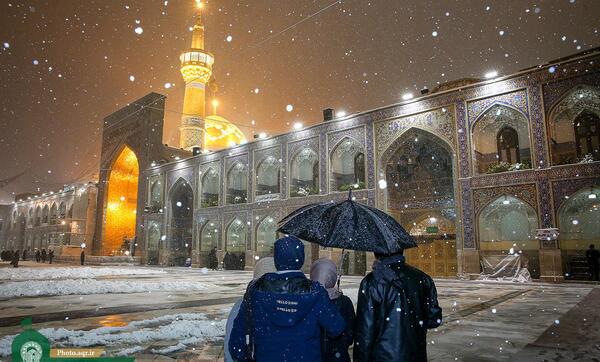 عکس هوای بارانی مشهد