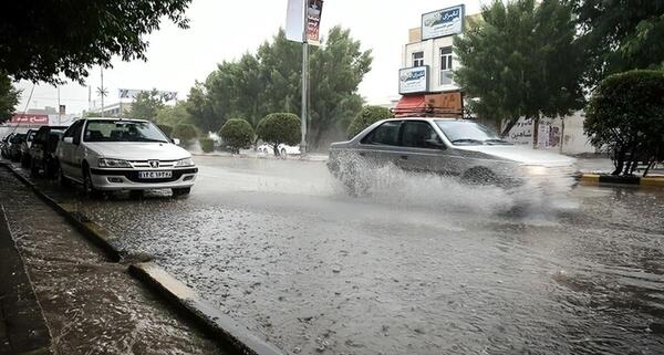 عکس هوای بارانی مشهد