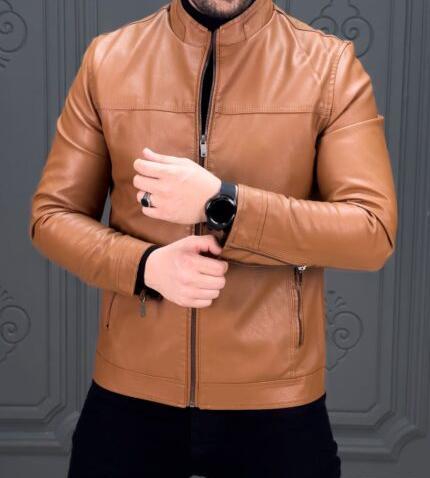 عکس کاپشن مردانه چرمی