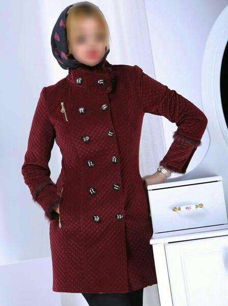 عکس پالتو مخمل زنانه