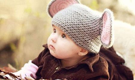 عکس کلاه بافت بچه گانه