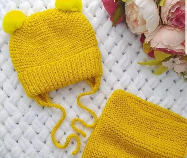 عکس کلاه بافت بچه گانه
