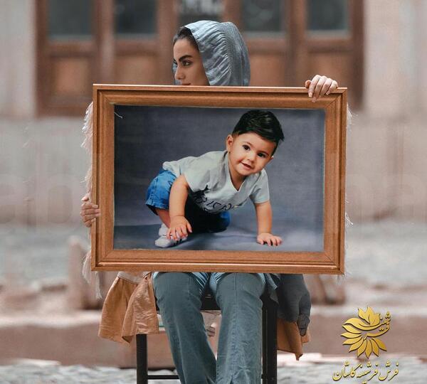 بافت عکس روی فرش ماشینی