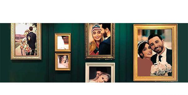 بافت عکس روی فرش ماشینی