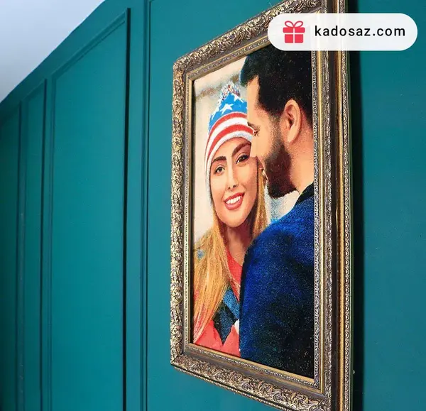 بافت عکس روی تابلو فرش