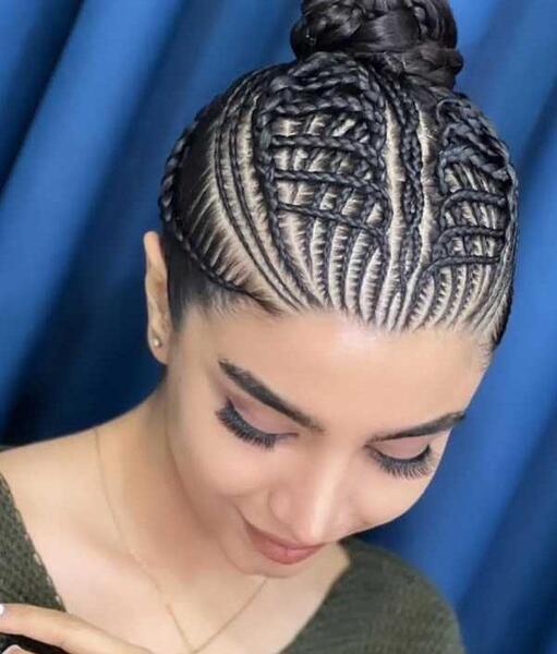 عکس بافت موی سخت
