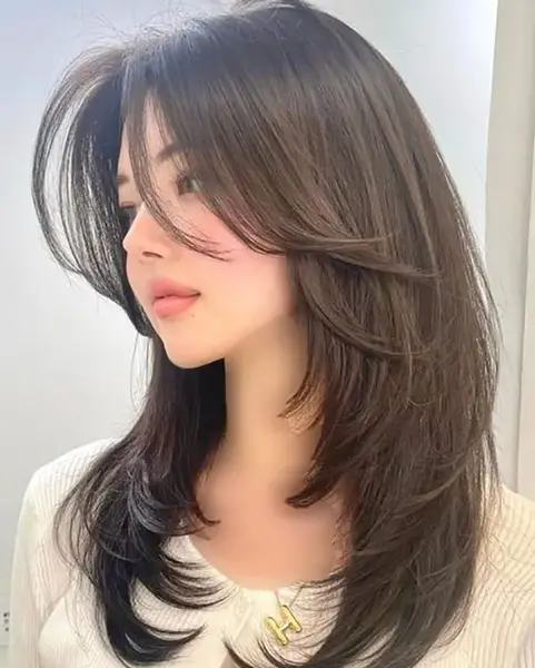 عکس بافت موی چتری