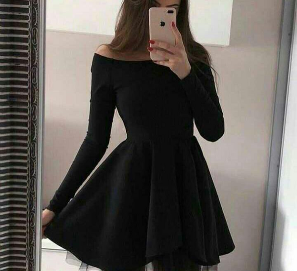 عکس پیراهن مجلسی کوتاه عروسکی