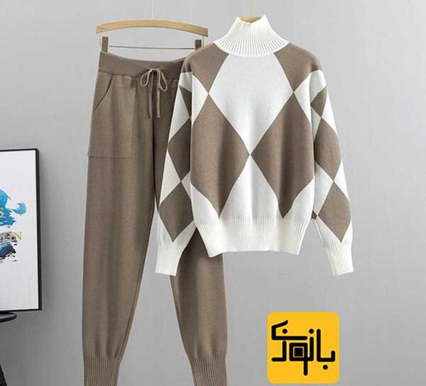 عکس بلوز شلوار بافت دخترانه