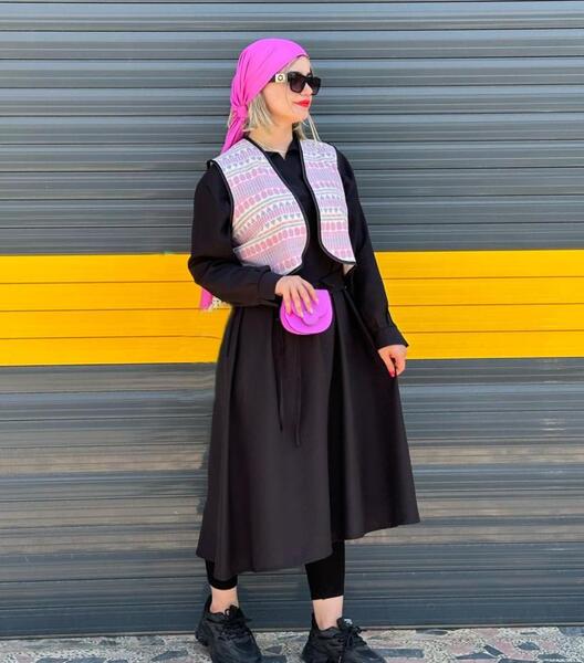 عکس مانتو جلیقه ای دخترانه