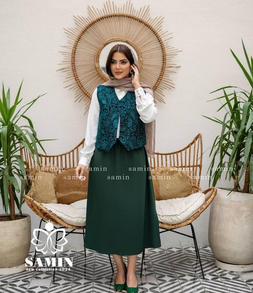 عکس دامن با جلیقه
