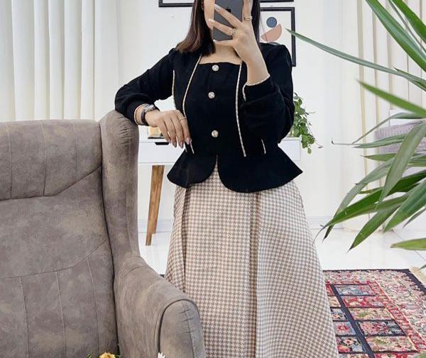 عکس دامن با جلیقه
