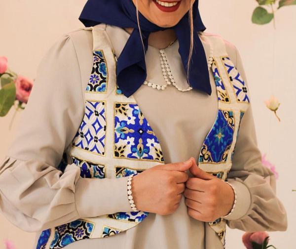 عکس جلیقه آبی
