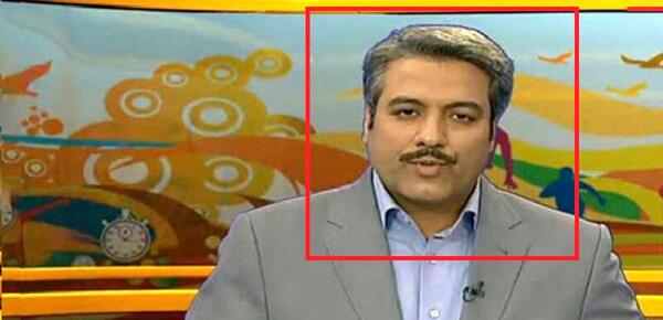 عکس محمد میر مجری شبکه ورزش