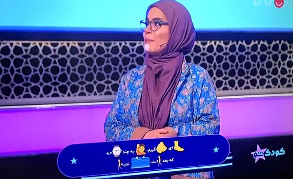عکس مادر مجری کودک شو